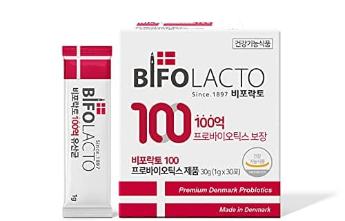 Bifolacto 100 Premium Denmark Probiotics, 44.2 Billion Probiotics with Prebiotics (Synbiotics), Zero Calories, Zero Sugar, Non Dairy. Travel Friendly, Easily Melts on Your Tongue