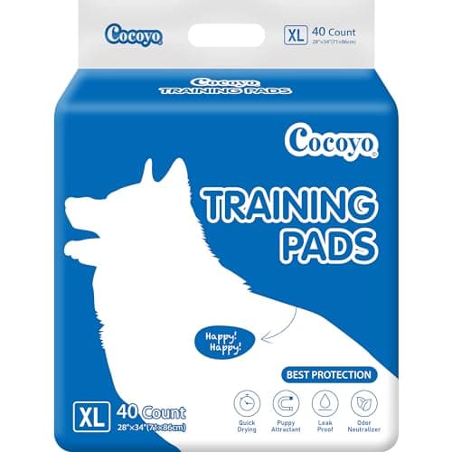 COCOYO Best Value Training Pad...4" XL, 80 Count,Blue and White