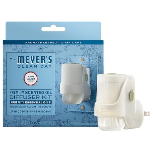 [SnS, AC] $2.74 | MRS. MEYER'S CLEAN DAY Premium Scented Oil Diffuser Kit, Rain Water at Amazon