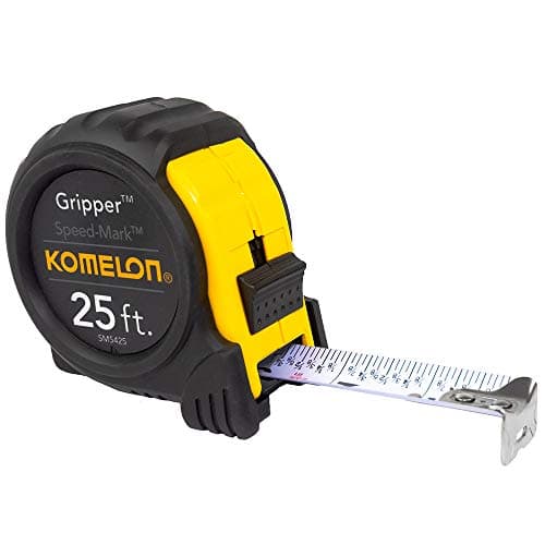 Komelon SM5425 Speed Mark Grip...ng Tape, 1-Inch X 25Ft , White