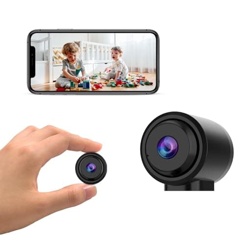 VSTARCAM Tiny WiFi Camera for Home Security 1Pcs, Portable HD Night Vision Motion Detection Remote Surveillance 136° Wide Angle, Baby Monitor Small Motion Activated Camera (CB762-NB)