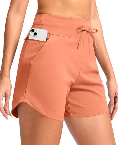 G Gradual Women's 5" Athletic Running Shorts for $15 + free shipping w/ Prime