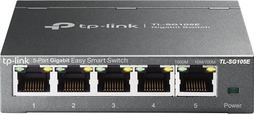 TP-Link 5-Port Gigabit Ethernet Easy Smart Switch (TL-SG105E) $17.99 + Free Shipping w/ Prime or on $35+