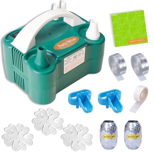 PartyWoo 110V 600W Electric Ba...e Air Pump for Balloon Garland