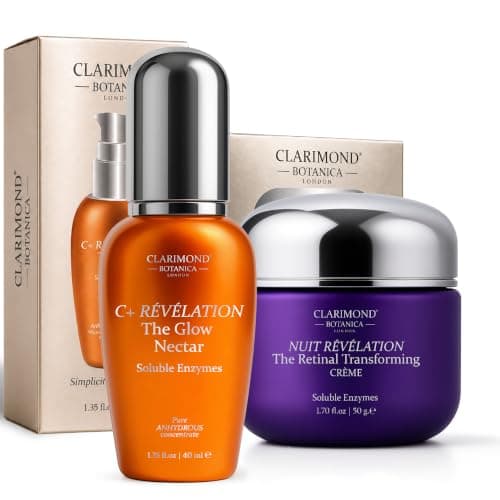 Clarimond Botanica Radiance Duo: Retinal Cream & Vitamin C Nano-Serum