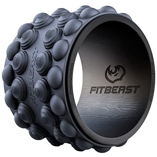 FitBeast Back Roller, Back Whe...e, Back Stretcher (9'', Black)