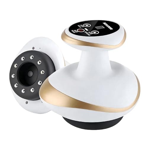 Vacuvia Cellulite Remove Massage Tool Suction,Electric Cupping Massager 9 Suction Levels&Heat,Rechargeable Vacuum Anti Cellulite Massager for Lymphatic Drainage,Body Contouring&Skin Firming (Gold)