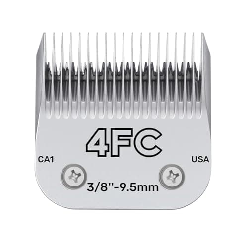 3F 4F 5F 7F Pet Clipper Blade Replacement A5 Blade ，Compatible For Andis， AG AG2 AGCC AGC2 MBG Series Animal Clippers(4FC-9.5mm)
