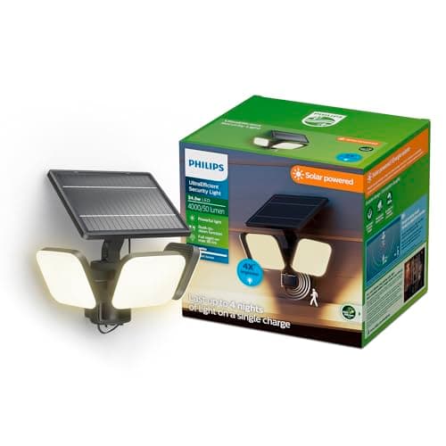 Philips Zyren UltraEfficient S...Battery, Black, 3000K, 1 Light