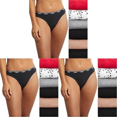 18-Pk Hanes Women's Originals Thong Panties from $17