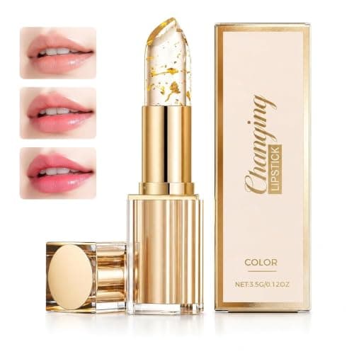 BOLUBOYA 2026 New Upgraded Color Changing Lipstick for Women, PH Lipstick Color Changing, Clear Lip stick That Changes Color (1PCS)