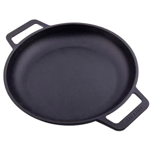 10" Victoria Cast Iron Round Skillet with Double Loop Handles $14.99 + Free Shipping w/ Prime or on $35+