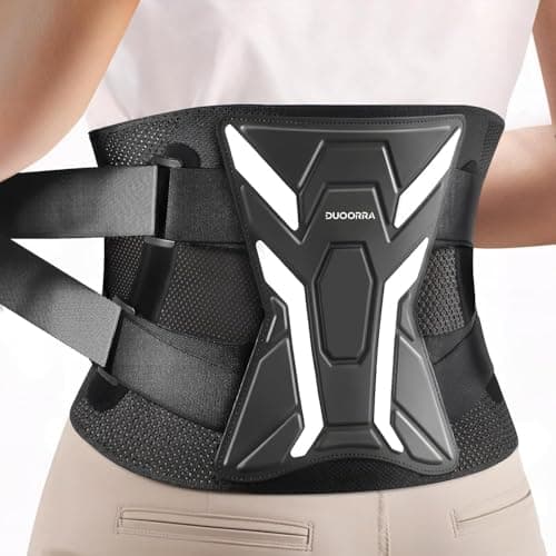 Duoorra Lower Back Support Brace for $13 w/ Prime + free shipping