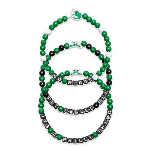 FOCO Philadelphia Eagles NFL R...ack Beaded Friendship Bracelet