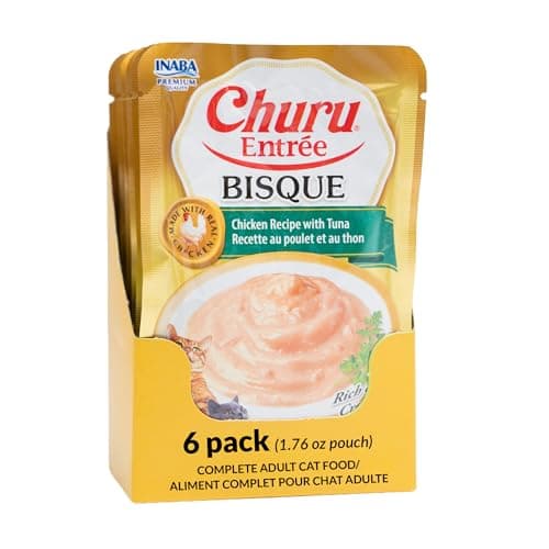 INABA Churu Entrée Bisque for ...ches, Chicken with Tuna Recipe