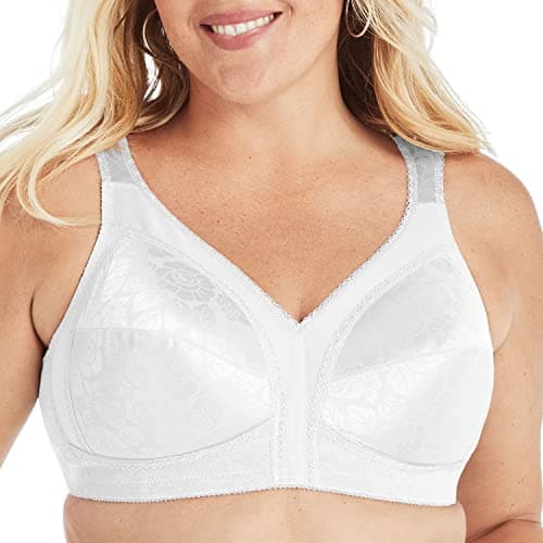PLAYTEX Womens 18 Hour Original Comfort Strap Full Coverage Us4693, Available in Single and 2-Packs Bras, White, 38D US