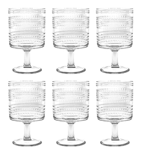 Abode Homewares Beaded 14 oz D...d Spritzers - Clear - Set of 6