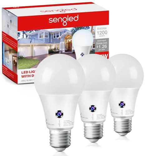 Sengled Dusk to Dawn LED Outdo... Porch Garage Lighting, 3 Pack
