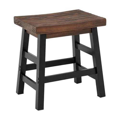 Alaterre Furniture Pomona Bar ...m Seating (Rustic Brown/Black)