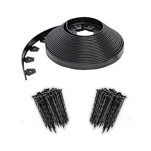 EasyFlex No-Dig Landscape Edgi...en Border, 100 Foot Kit, Black