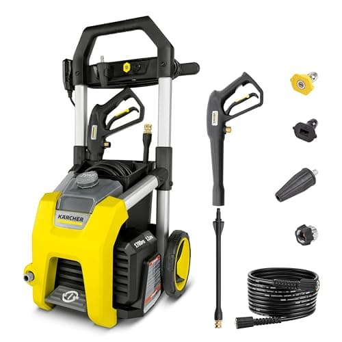 Karcher K1 1700 PSI Portable Pressure Washer w/ Various Power Spray Wand (Yellow) $124.99 + Free Shipping