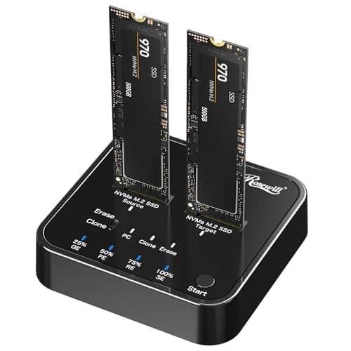 Rosewill M.2 NVMe Cloner + Eraser for $47 w/ Prime + free shipping