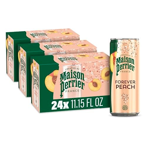 24-Ct 11.15-Oz Maison Perrier Sparkling Water Cans (Grapefruit or Peach) $9.35 w/ S&S