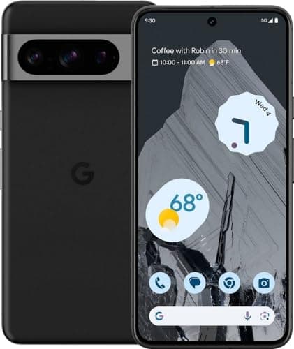 Google Pixel 8 Pro, 512GB, Obsidian - Unlocked (Renewed)