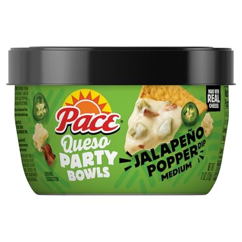 Pace Jalapeno Popper Dip, Chee...e Dip, 11 oz Microwavable Bowl