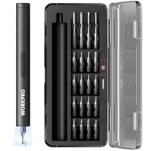 20-in-1 WORKPRO 3.6V Mini Electric Screwdriver w/ Magnetizer & S2 Steel Bits $13.99 + Free Shipping w/ Prime or on $35+