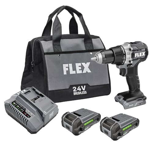 Flex 24V 0.5" 2-Speed Drill Driver Kit w/2 2.5Ah Lithium Battery & 160W Fast Charger for $165 + free shipping w/ Prime
