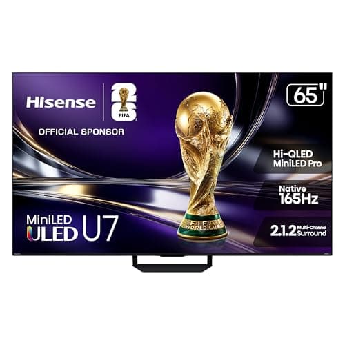 Hisense U7 65U7SG 65" 4K MiniLED UHD Smart TV for $948 + free shipping