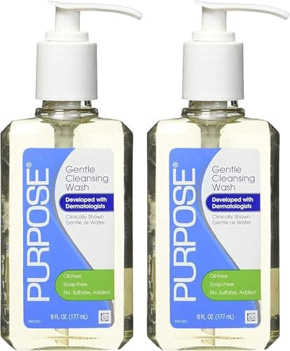 Purpose Gentle Cleansing Wash ...tle, 6 Fluid Ounce (Pack of 2)