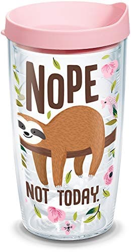 Tervis Sloth Nope Not Today Ma...inks Cold & Hot, 16oz, Classic
