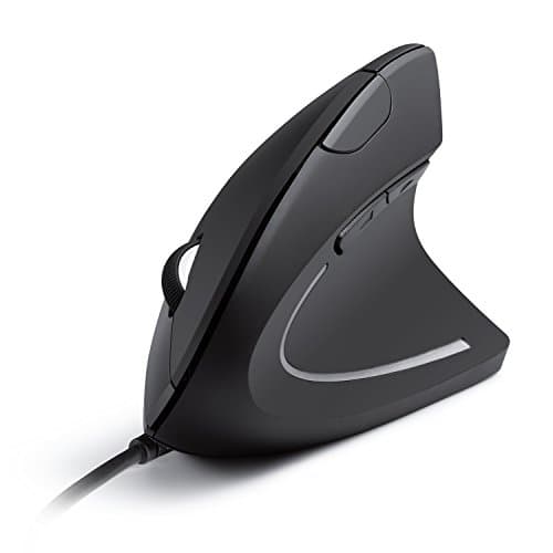 Prime Members: Anker Wired Vertical Ergonomic 5-Button Optical Mouse (Black) $17