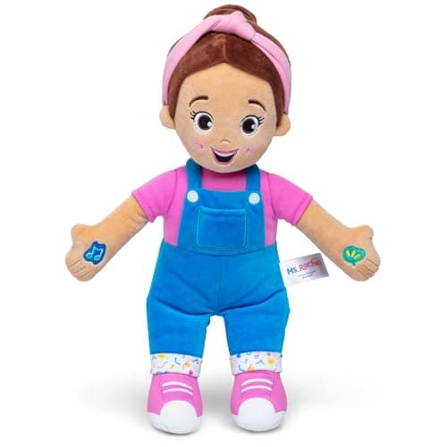 Ms. Rachel Official Speak & Sing Doll, 16” Tall Interactive Toy with 4 Songs & 16+ Phrases, Toddler Toys for Girls & Boys Ages 6 Months to 3+ Years.