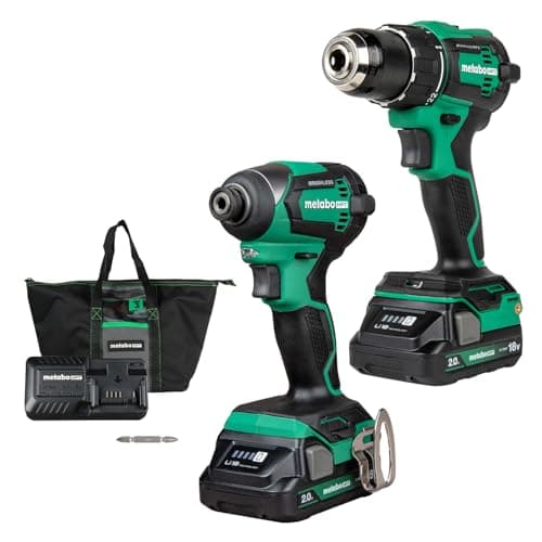 Metabo HPT 18V Brushless Driver Drill & Impact Driver w/ 2x 2Ah Batteries & More $89.40 + Free S&H