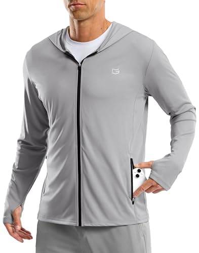 G Gradual Men's UPF 50+ Sun Protection Full Zip Hoodie Jacket for $17 + free shipping w/ Prime