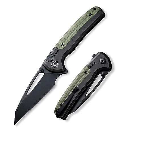 CIVIVI Sentinel Strike Pocket Knife 3.7" Reverse Tanto Blade, Aircraft Grade Aluminum Handle with FRN Integral Spacer C22025B-3 $50