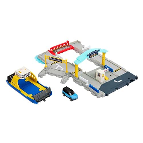 Matchbox HMH29 Ferry Port Set ...ldren's Toy, from 3 Years Old,