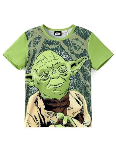 Star Wars Yoda Shirt Toddler Boys Athletic Graphic T-Shirts UV UPF Sun Protection Short-Sleeve Tees Sports Quick Dry Tops Kids Clothes 4-5T