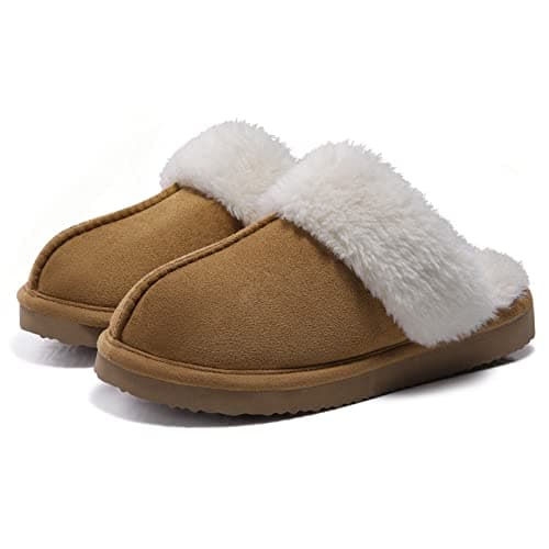 Amazon US - 69% OFF Women's Fuzzy Memory Foam Slippers