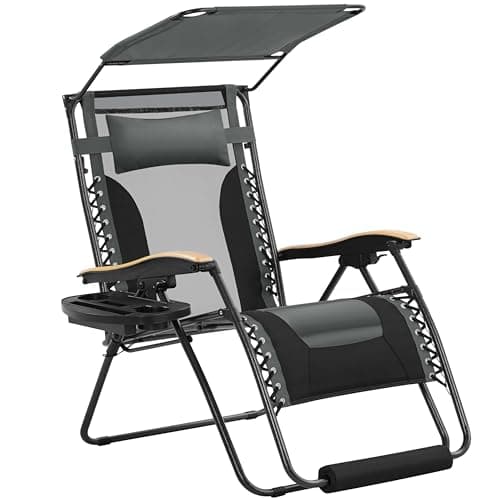 Yaheetech 29" Zero Gravity Adjustable Outdoor Recliner Chair for $53 + free shipping