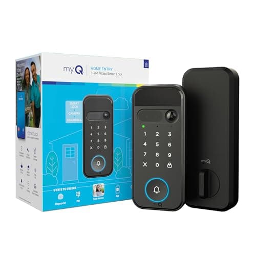 Chamberlain myQ Secure View 3-in-1 Smart Lock w/ 2K Video Doorbell Camera for $190 + free shipping
