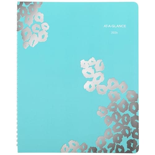 AT-A-GLANCE 2026 Appointment B...Wild Washes, Teal (523-905-26)