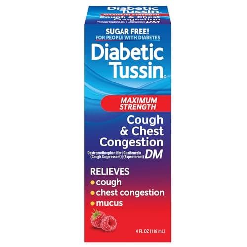 Diabetic Tussin DM Maximum Str... Flavored Cough Syrup, 4 Fl Oz