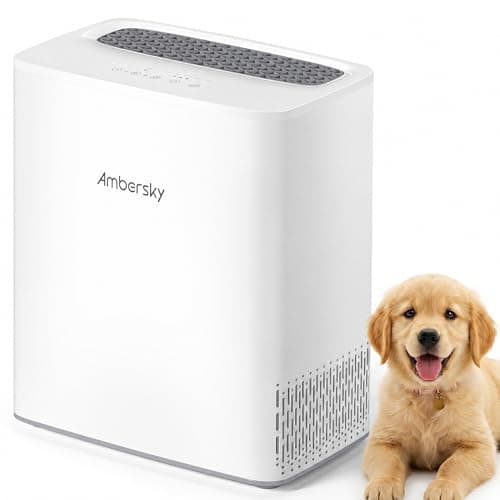 Ambersky Air Purifier for Home...oke Dust Filter for Large Room