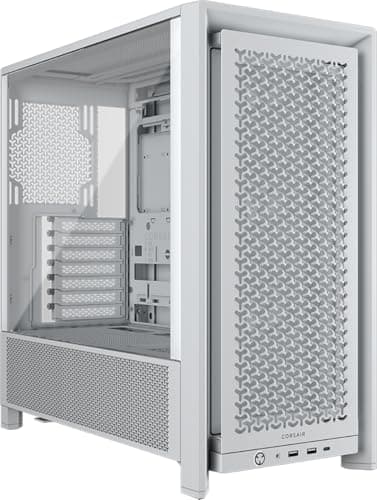 CORSAIR 4000D RS Frame Modular High Airflow Mid-Tower PC Case – 3X CORSAIR RS Fans – InfiniRailFan Mounting System – Reverse Connector Motherboard Compatible $82.29 (or $57.60 AC YMMV/might be Regional)