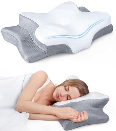 -33% OFF on a Best Seller Pain Relief Cooling Pillow With Ergonomic Memory Foam (CozyPlayer)