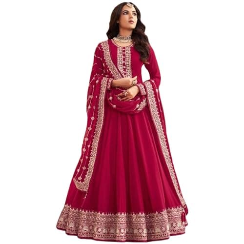 stylishfashion Ethnic Wear Stitched Indian Pakistani Salwar Kameez Anarkali Gown Suits for Women (US, Numeric, 48, Regular, Regular, Choice 10)
